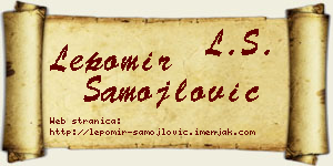 Lepomir Samojlović vizit kartica